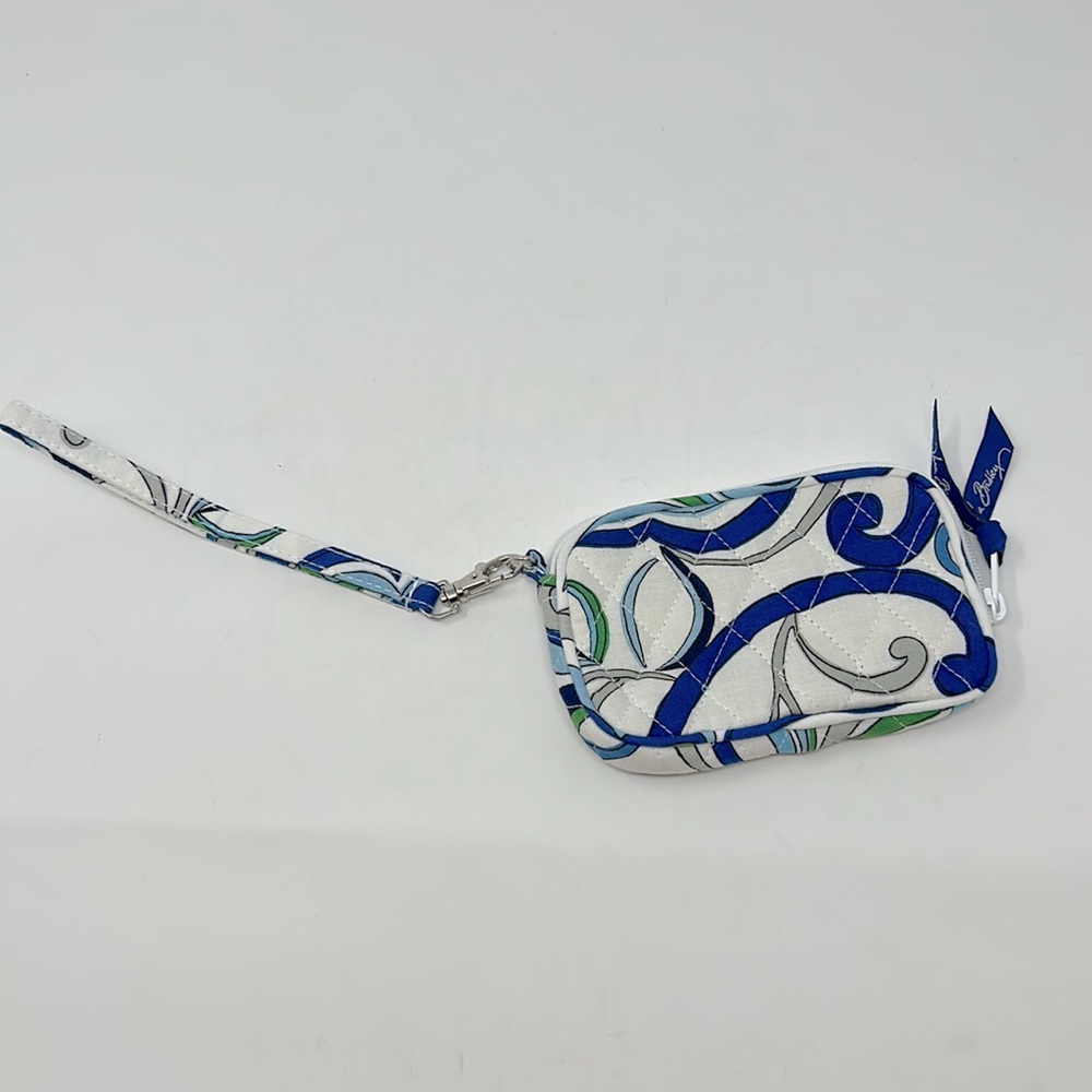 Vera Bradley Blue & White Change Purse Excellent Condition - Picture 2 of 10